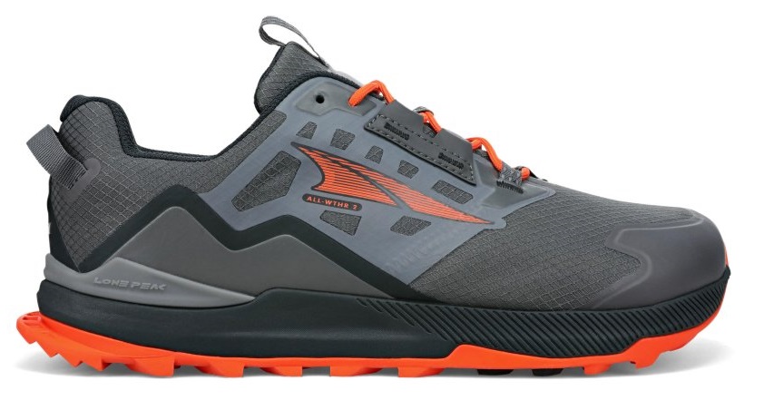 Altra M LONE PEAK LOW ALL-WTHR 2 gray/orange Velikost: 43 pánské boty