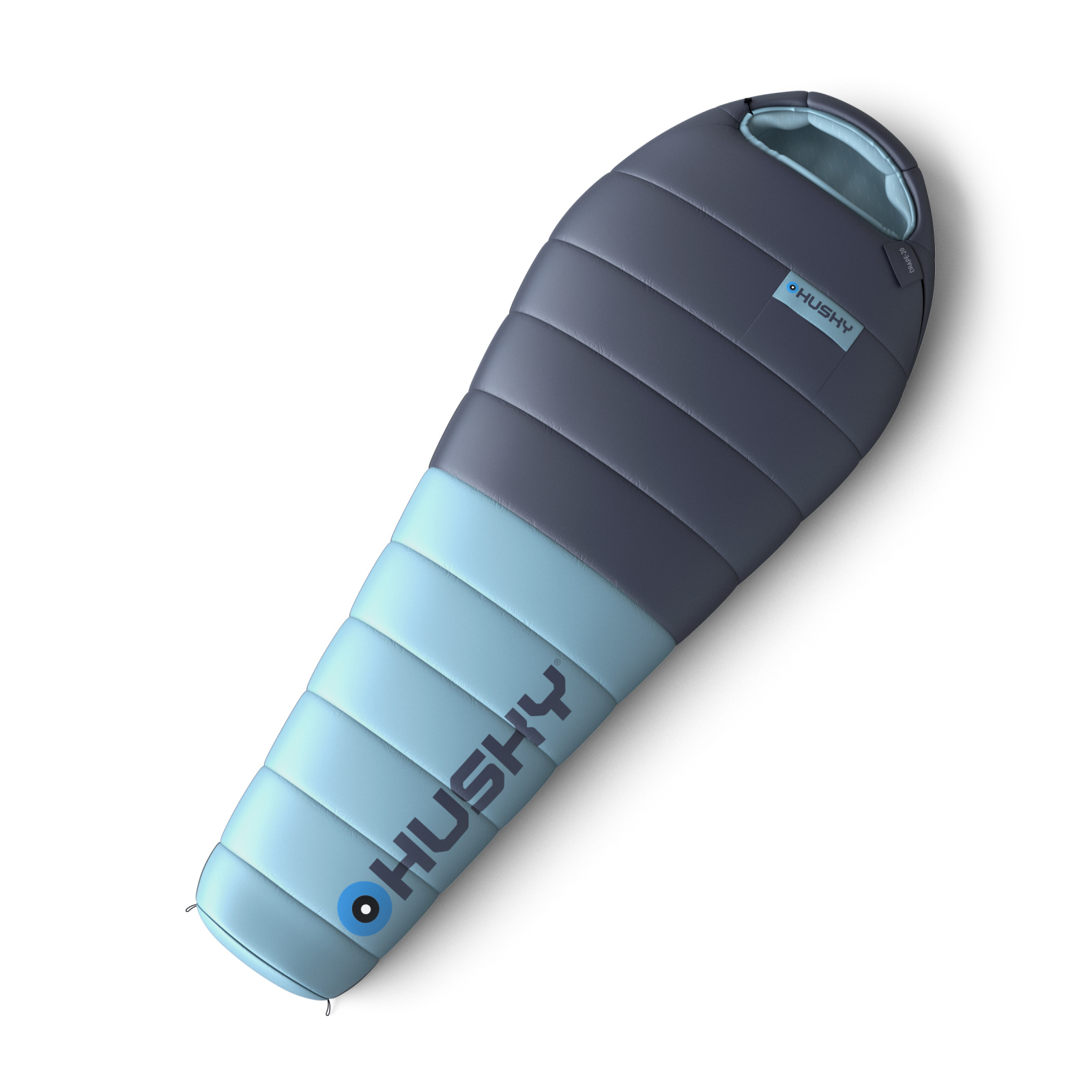 Husky Péřový zimní spacák Drape blue Velikost: OneSize