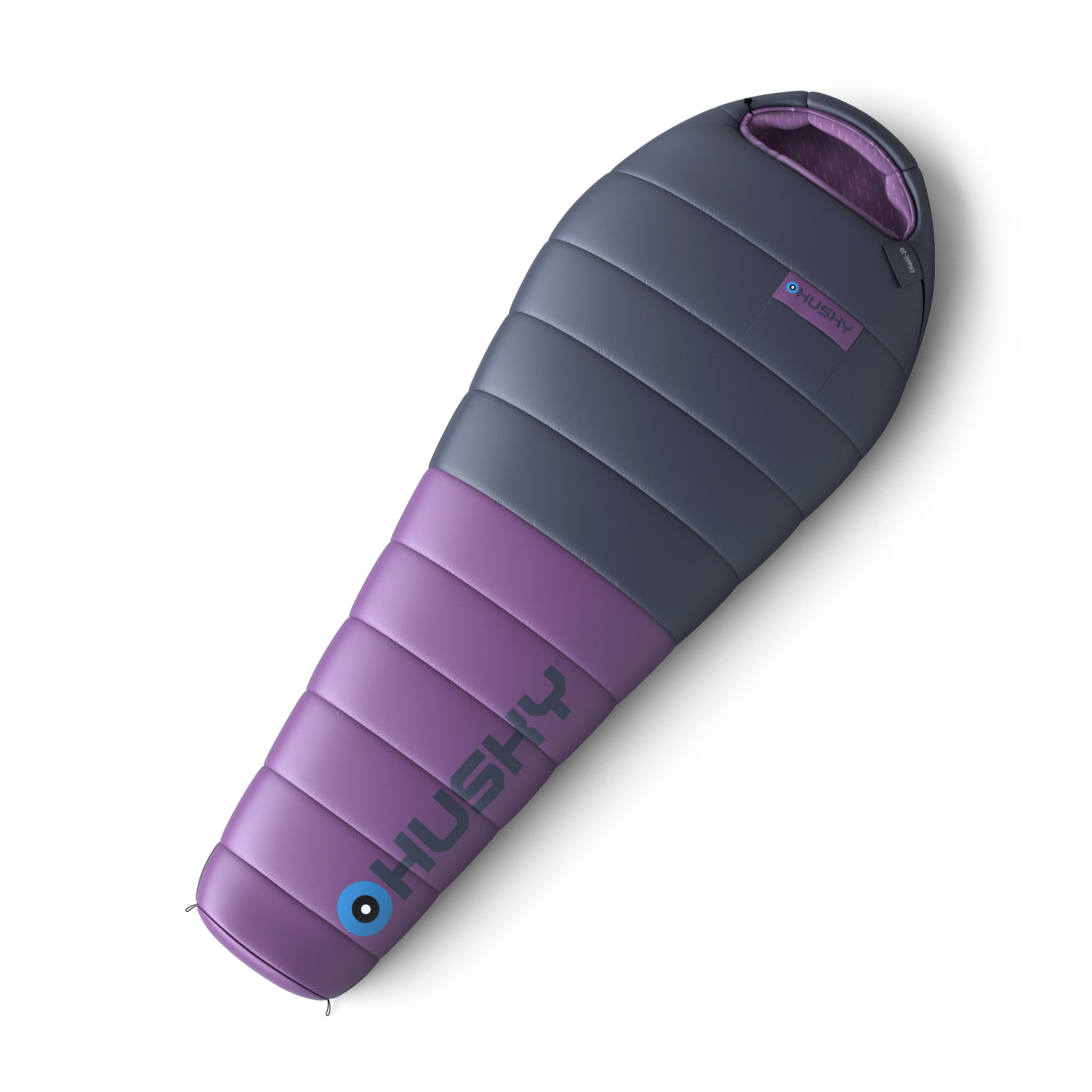 Husky Péřový zimní dámský spacák Drape Ladies blue/purple Velikost: UNI 8592287050974
