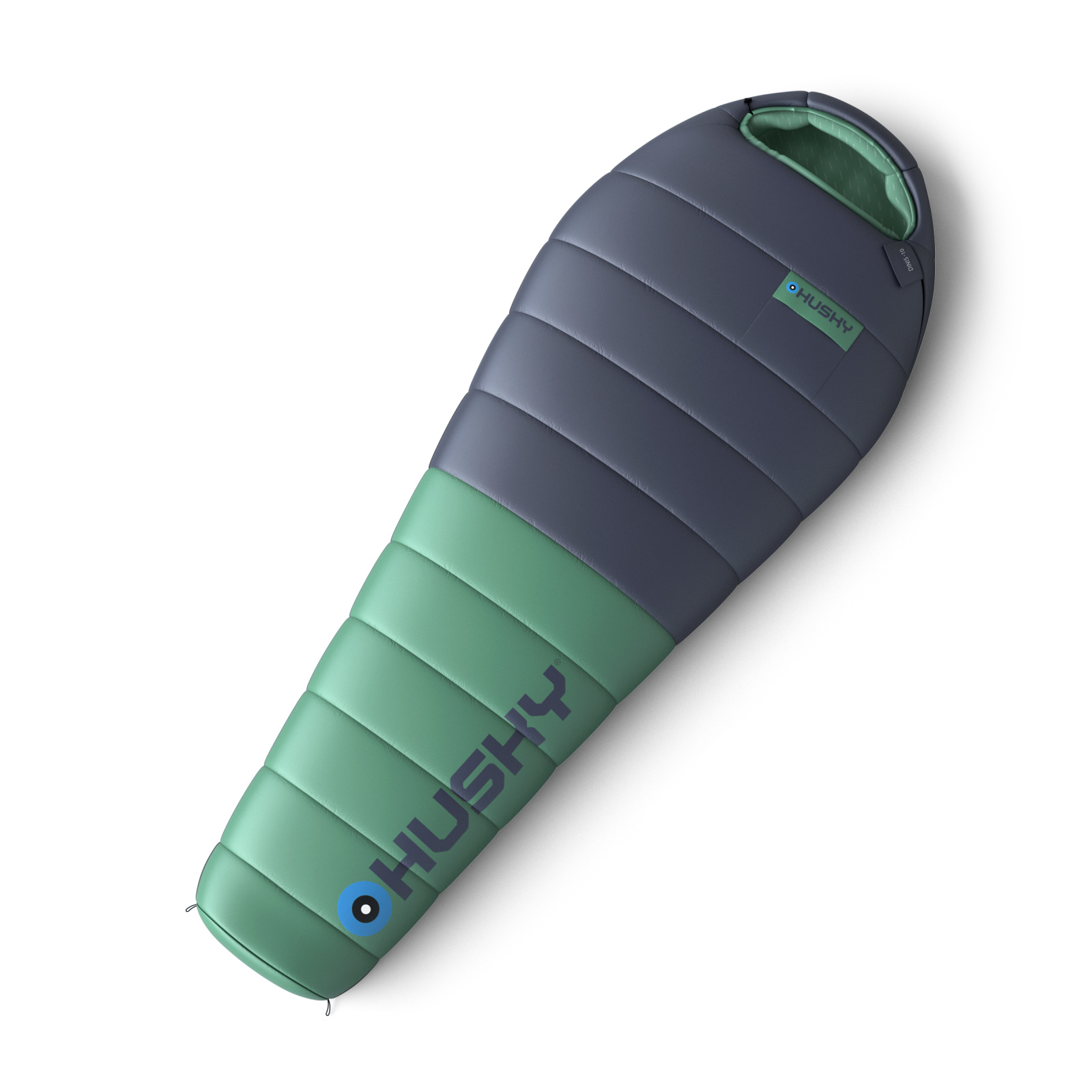 Husky Péřový třísezónní spacák Dinis blue/mint Velikost: UNI 8592287051384