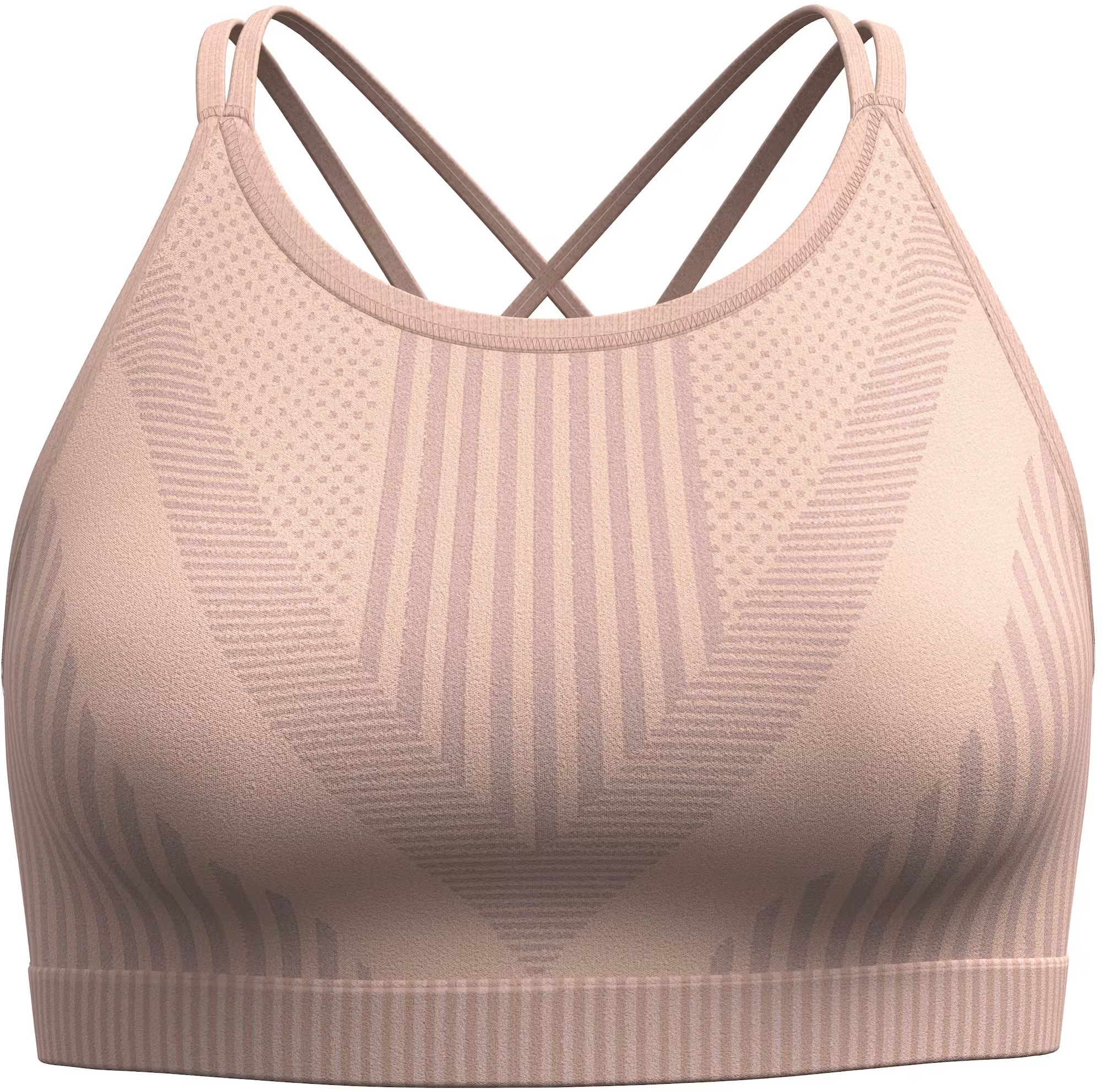 Smartwool W INTRAKNIT STRAPPY BRA pink sugar heather Velikost: XL dámská podprsenka