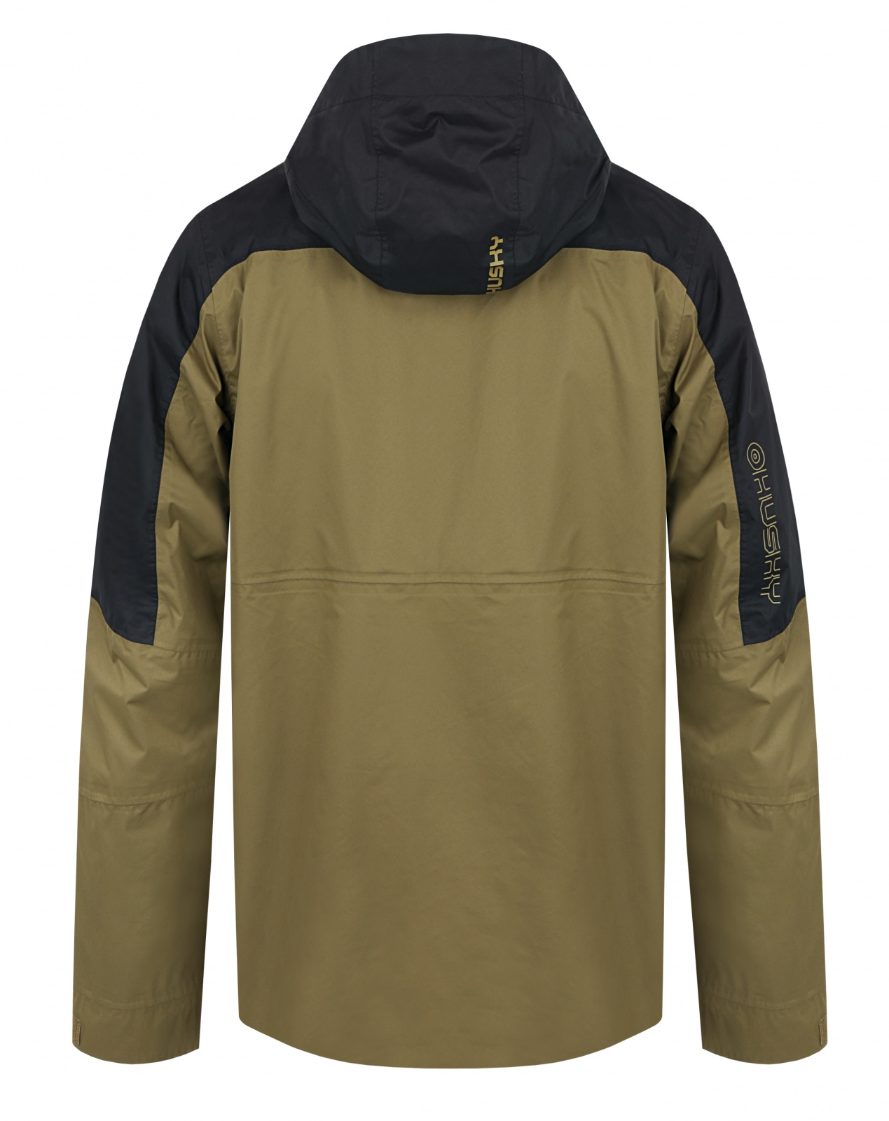 Husky Pánská hardshell bunda Nickin M khaki/black Velikost: XXXL