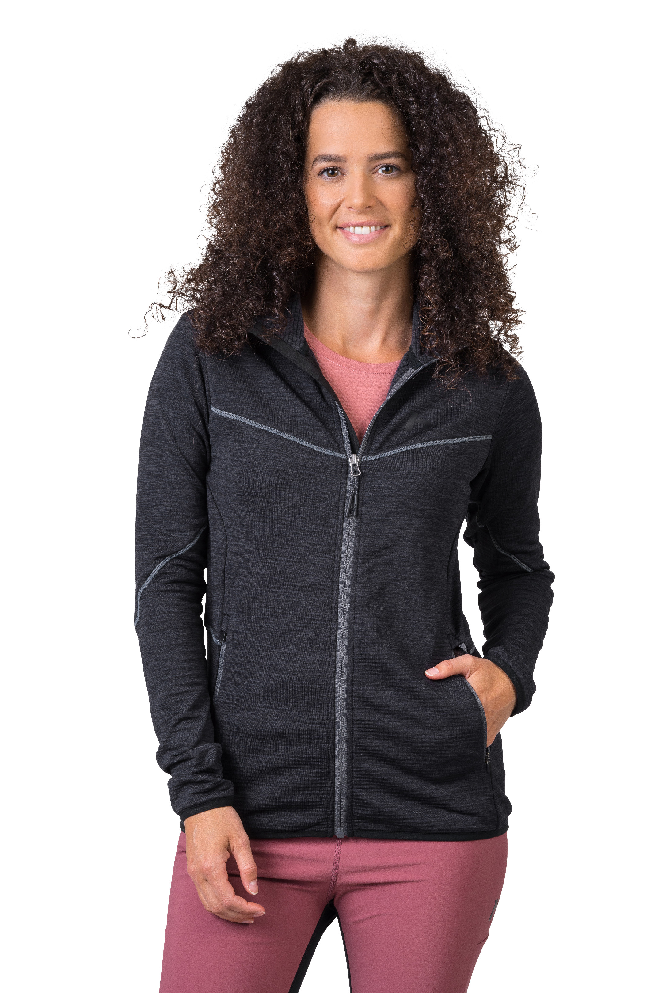 Hannah DAGNYS HOODY anthracite mel Velikost: 38