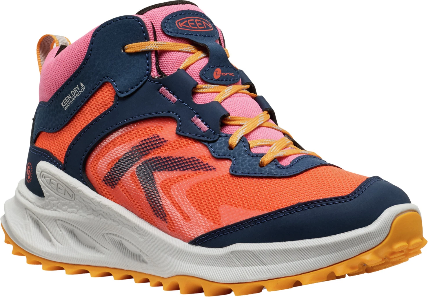 Keen ZIONIC MID WP YOUTH naval academy/nasturtium Velikost: 35