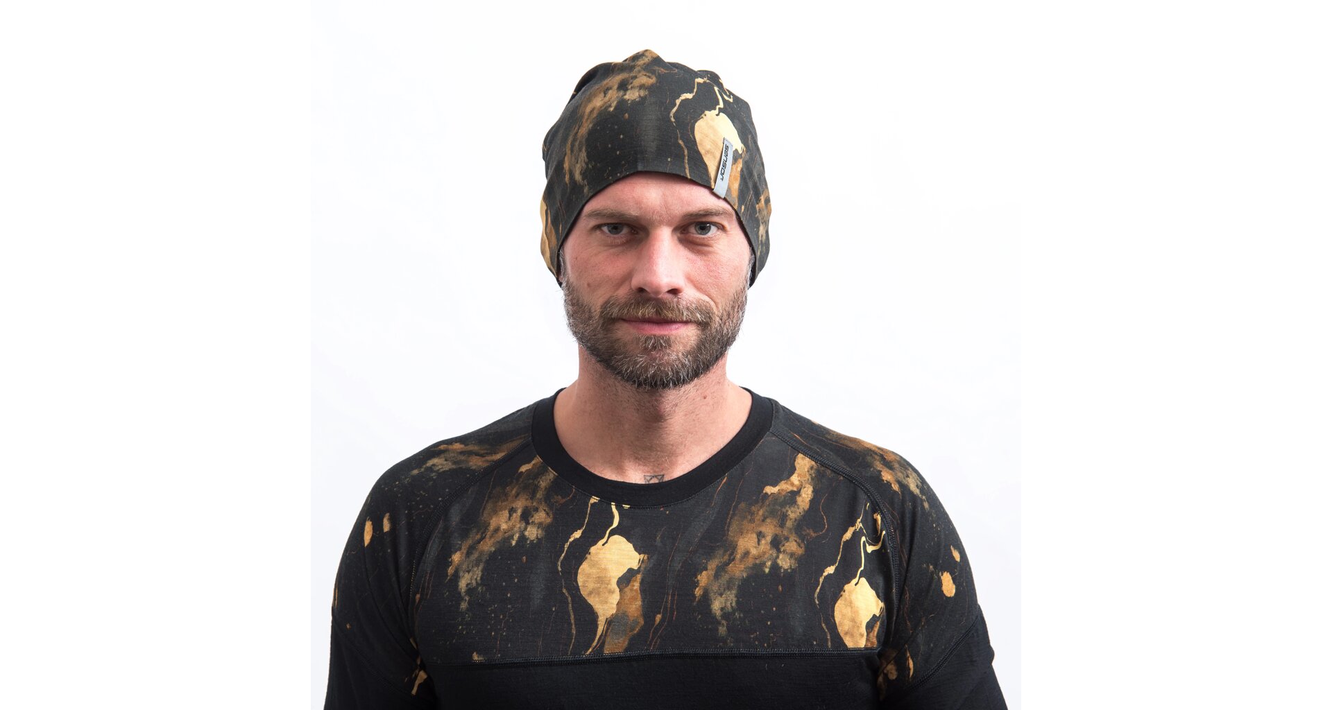 SENSOR ČEPICE MERINO IMPRESS černá/cosmos Velikost: M 8592837111001
