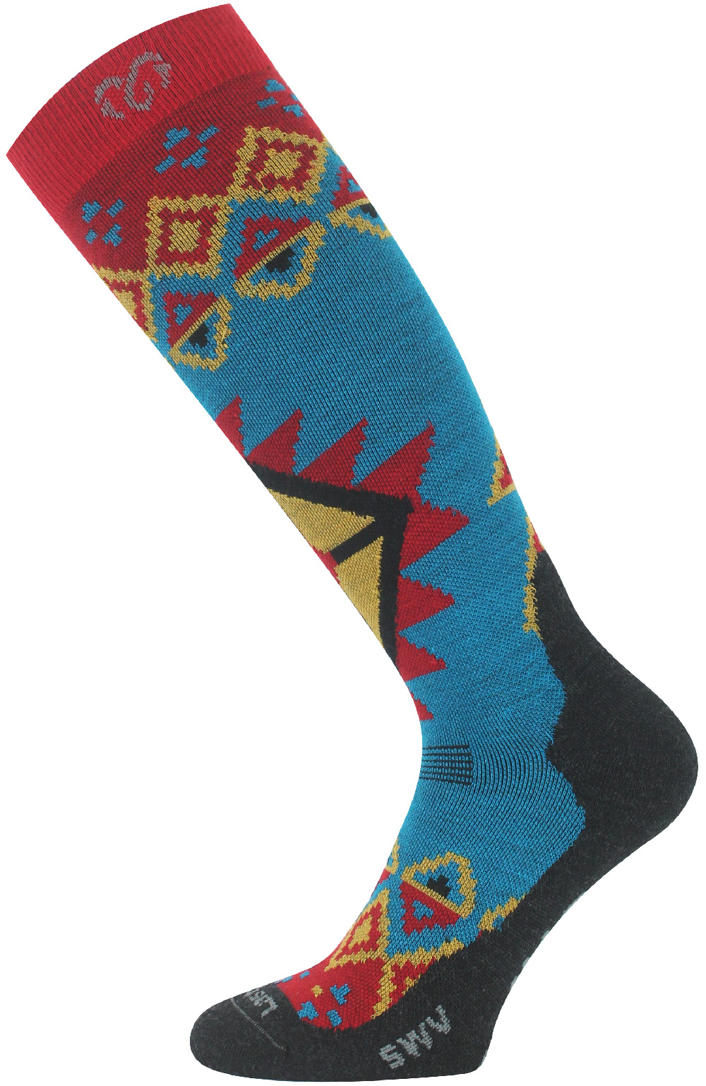 Lasting merino lyžařské podkolenky SWV 306 modré Velikost: L podkolenky