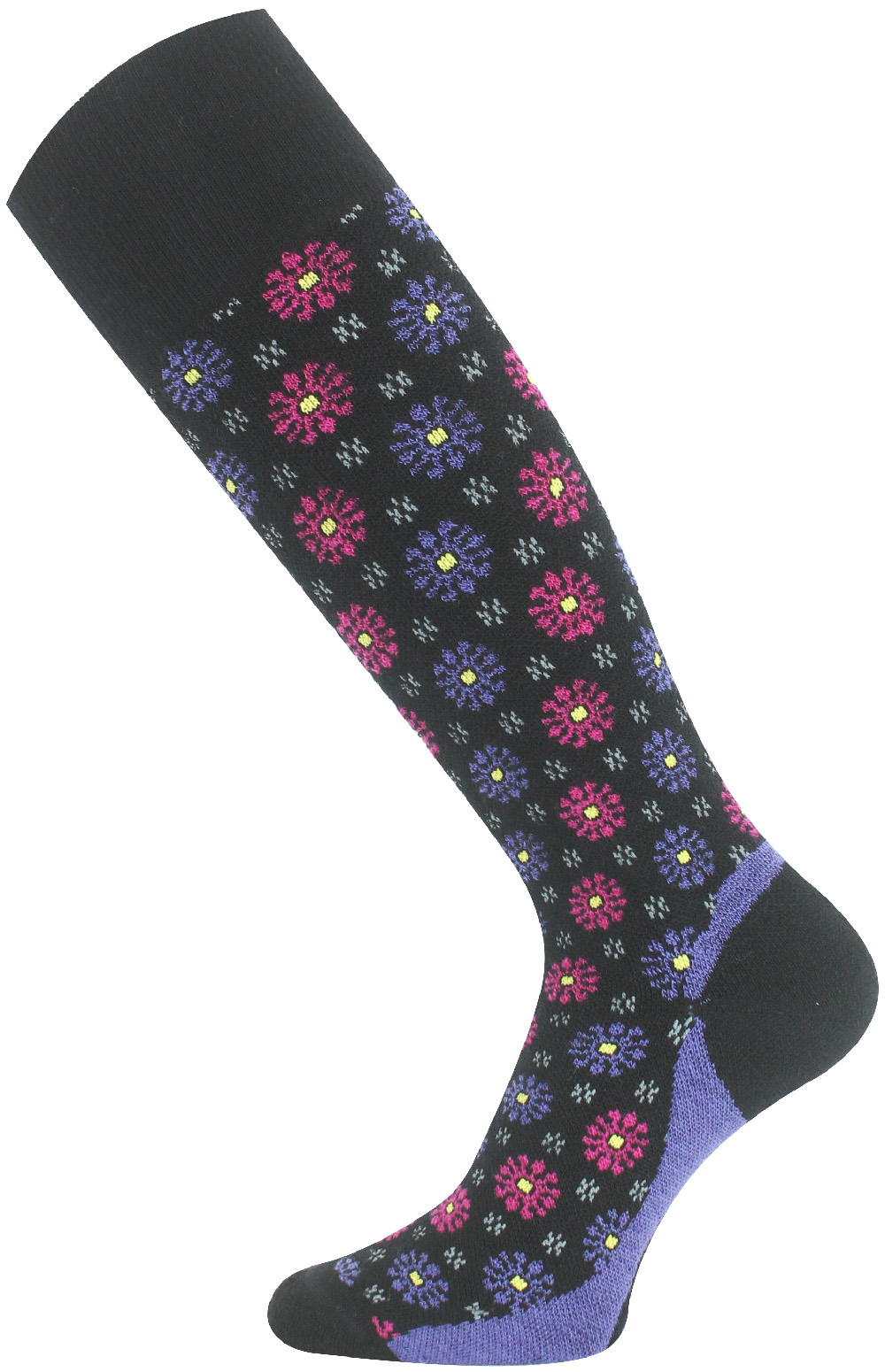 Lasting merino lyžařské podkolenky SDF 904 černé Velikost: L podkolenky