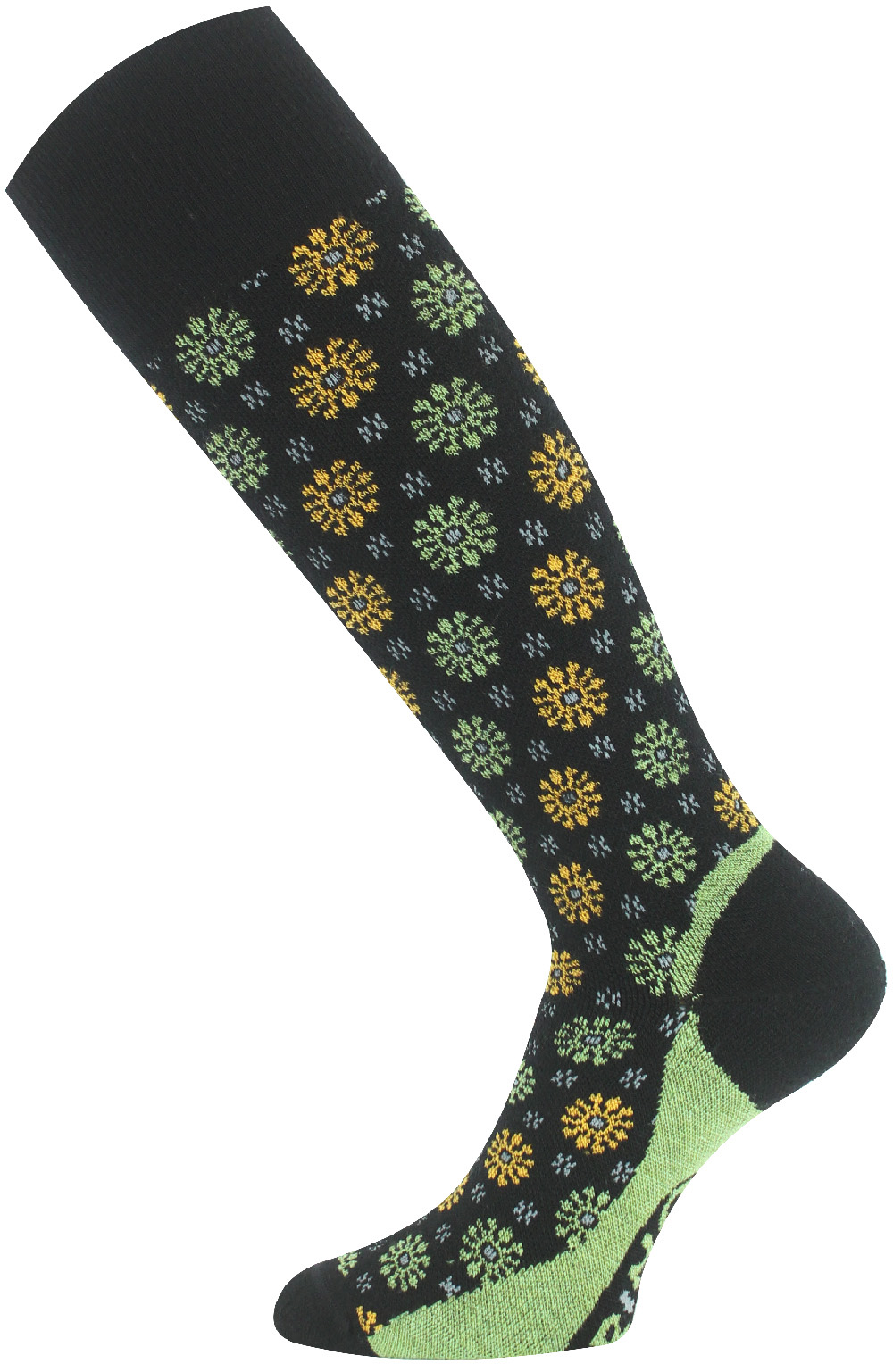 Lasting merino lyžařské podkolenky SDF 906 černé Velikost: M podkolenky