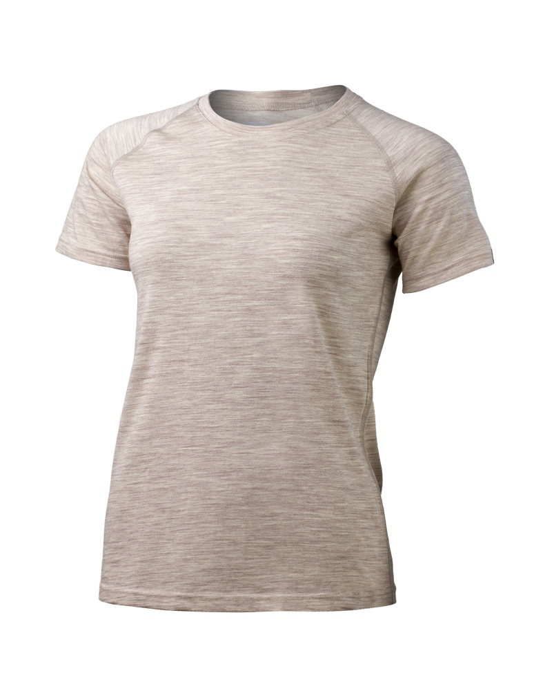 Lasting dámské merino triko ALEA 7160 béžové Velikost: XL