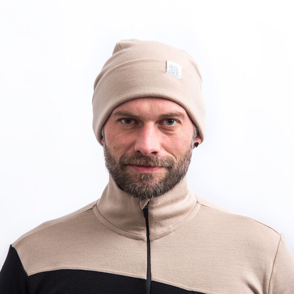 SENSOR ČEPICE MERINO EXTREME UP almond beige Velikost: UNI 8592837111056