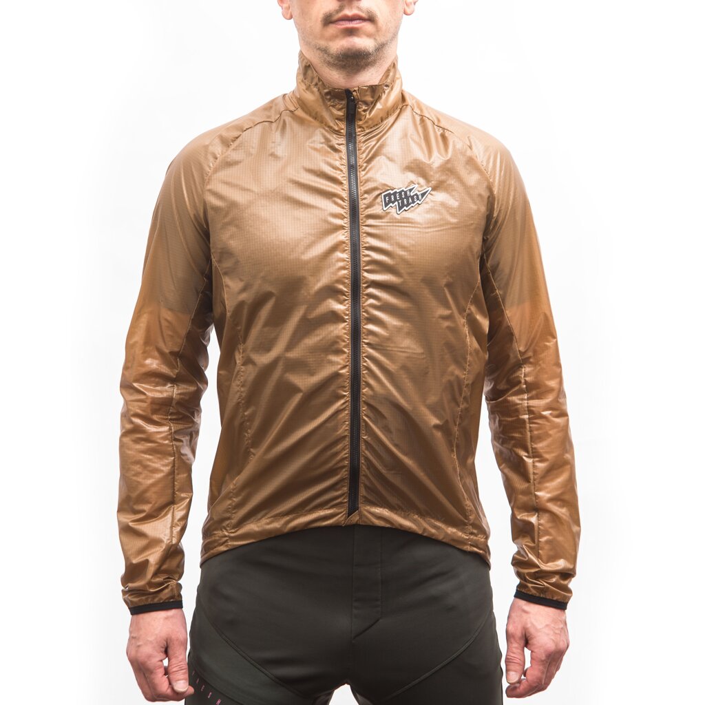 Fresh Trash MEN'S UP PARACHUTE JACKET SALTED CARAMEL Velikost: S