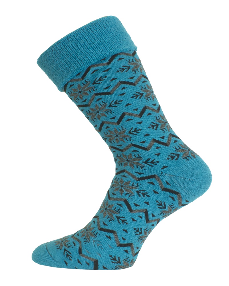 Lasting merino ponožky HMN 508 modrá Velikost: L