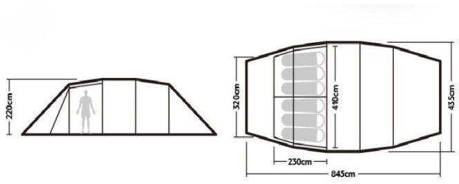 Naturehike RUEN 4P stan