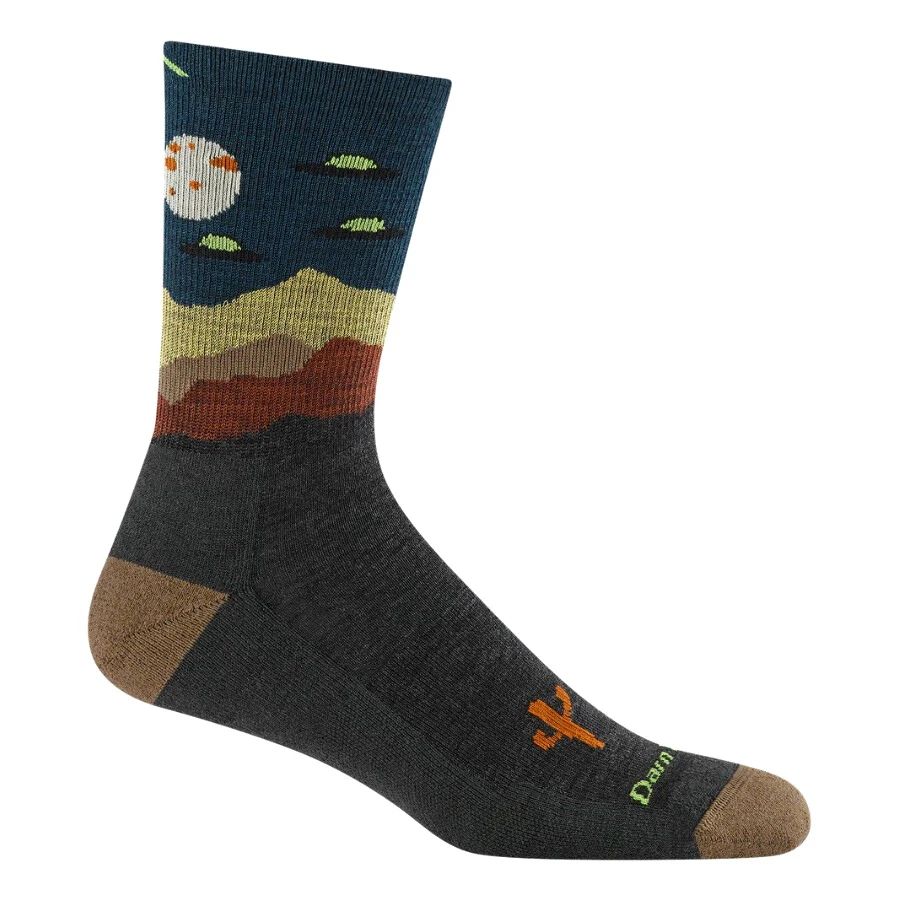 Darn Tough SPACED OUT MICRO CREW LIGHTWEIGHT WITH CUSHION charcoal Velikost: L 642249236132
