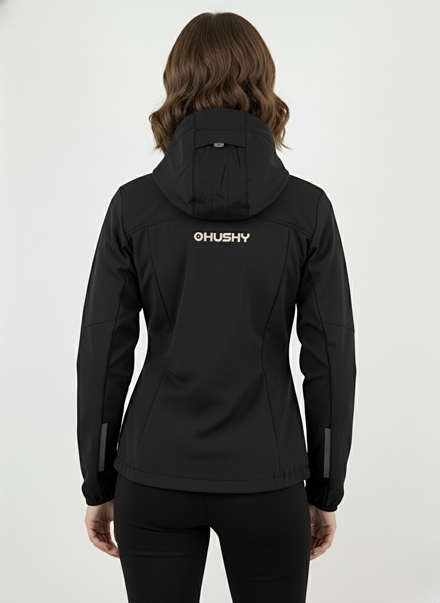 Husky Dámská softshell bunda Silvo L black Velikost: XL