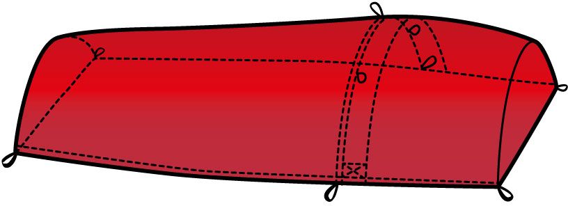 Warmpeace SURVIVAL BAG DOUBLE mars red 8591037086461