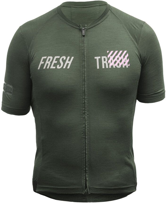 Fresh Trash FT MEN'S LITE MERINO EVO JERSEY OLIVE GREEN Velikost: XXL