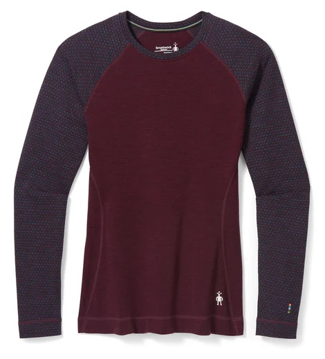 Smartwool W CLASSIC THERMAL MERINO BL PATTERN CB black cherry dot Velikost: XS 196246015226