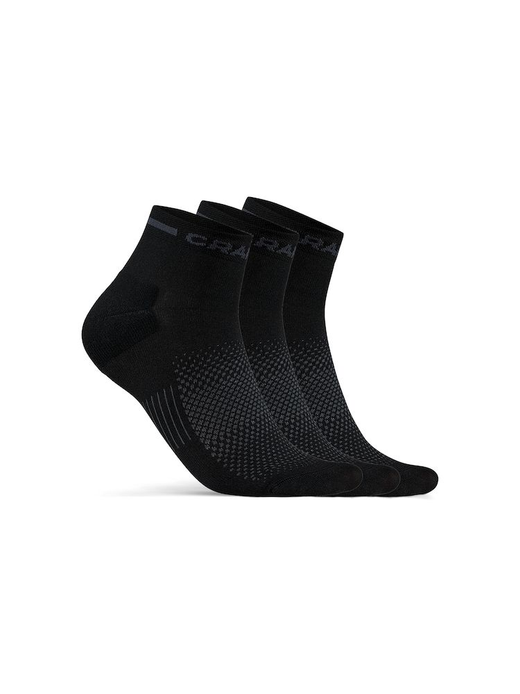 CRAFT Active Mid Sock 3-pack černá Velikost: 43-45 7318573513180