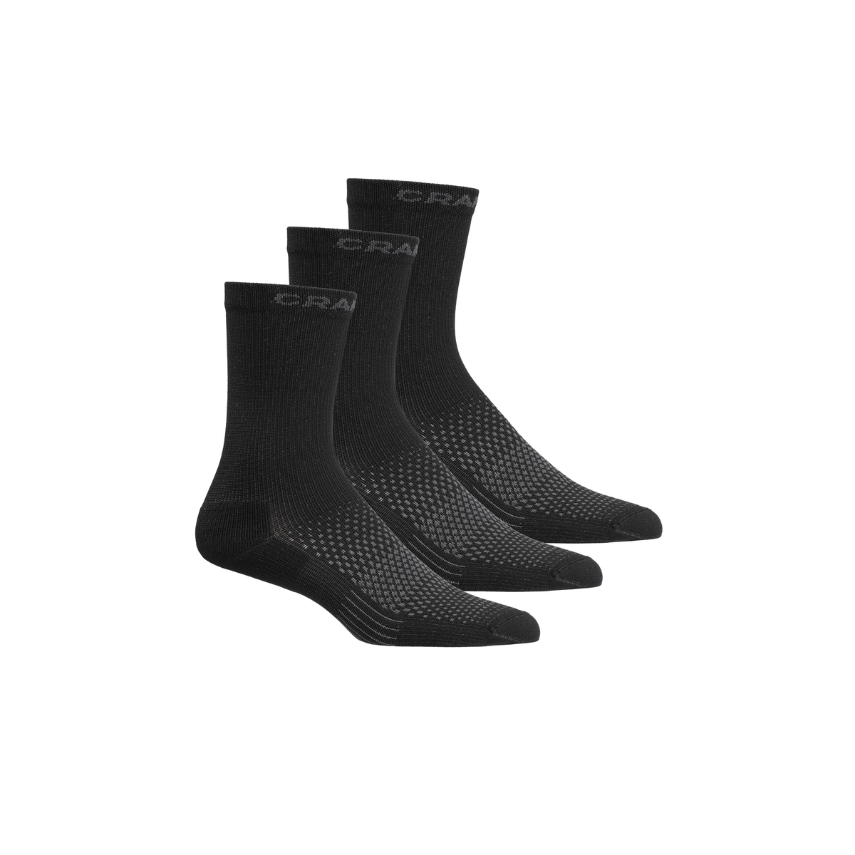 CRAFT Active High Sock 3-pack černá Velikost: 43-45 7318574174915