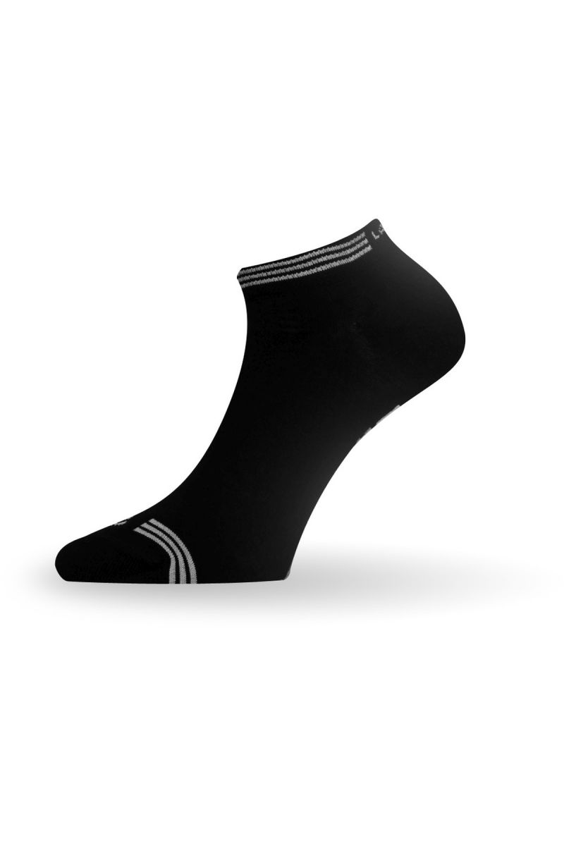 Lasting ABE bambusové ponožky 900 černá Velikost: (34-37) S