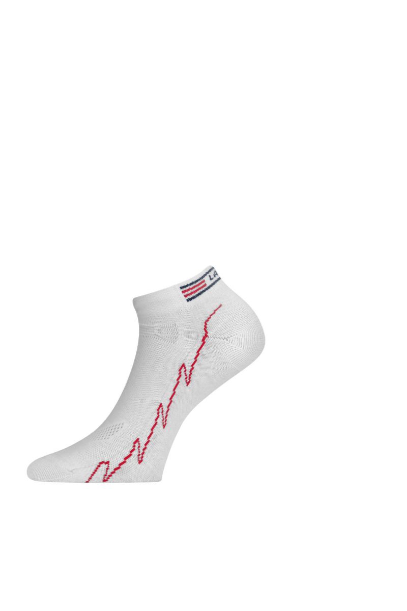 Lasting ACH 058 ponožky pro aktivní sport bílá Velikost: (34-37) S ponožky