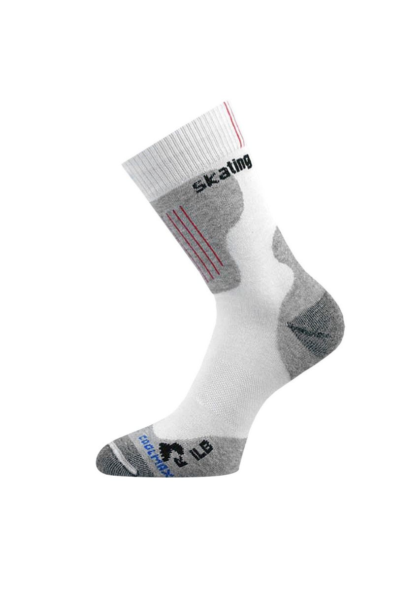 E-shop Lasting ILB 001 bílá Inline ponožky