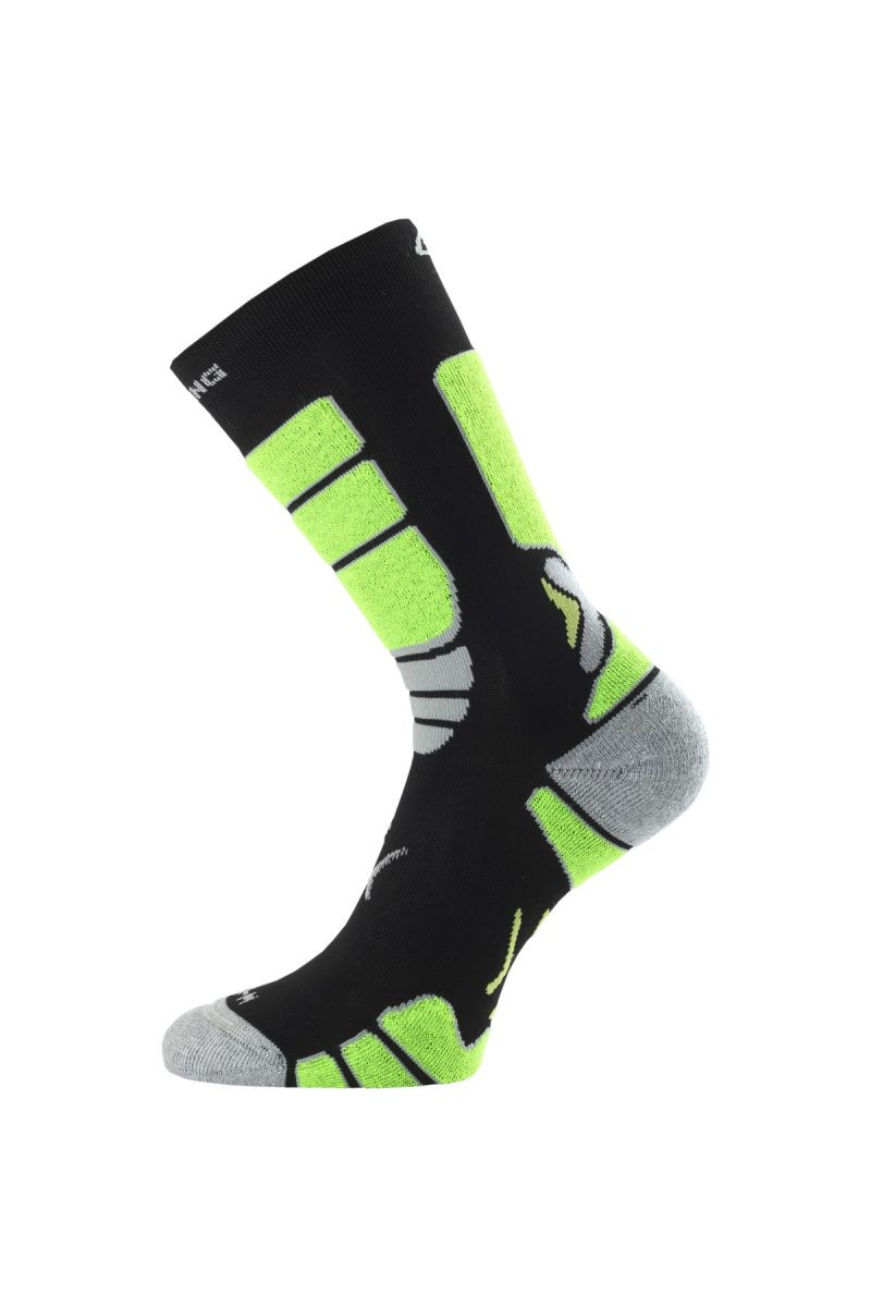 Lasting ILR 906 černá Středně dlouhá inlinová ponožka Velikost: (42-45) L ponožky