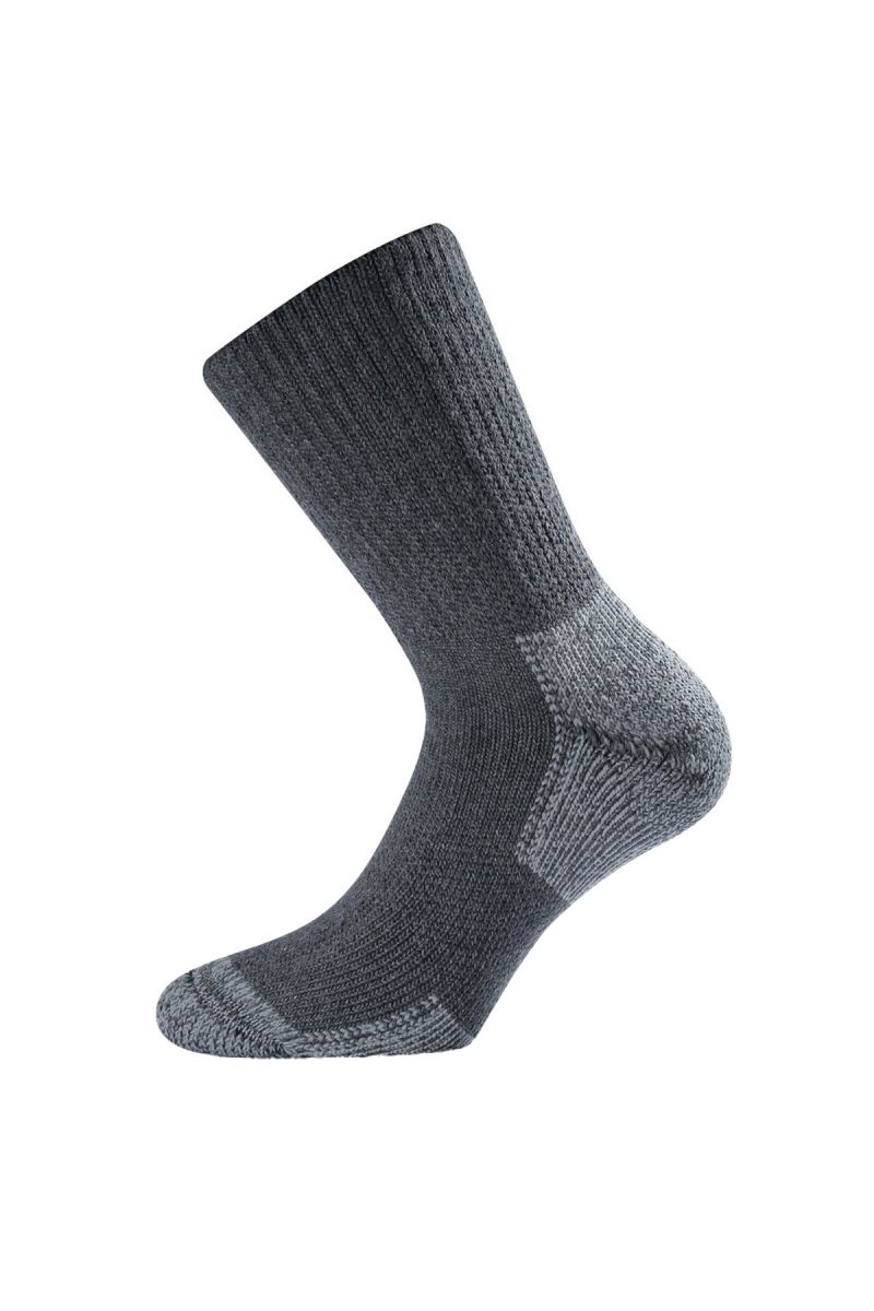 E-shop Lasting KNT 816 šedá funkční ponožky