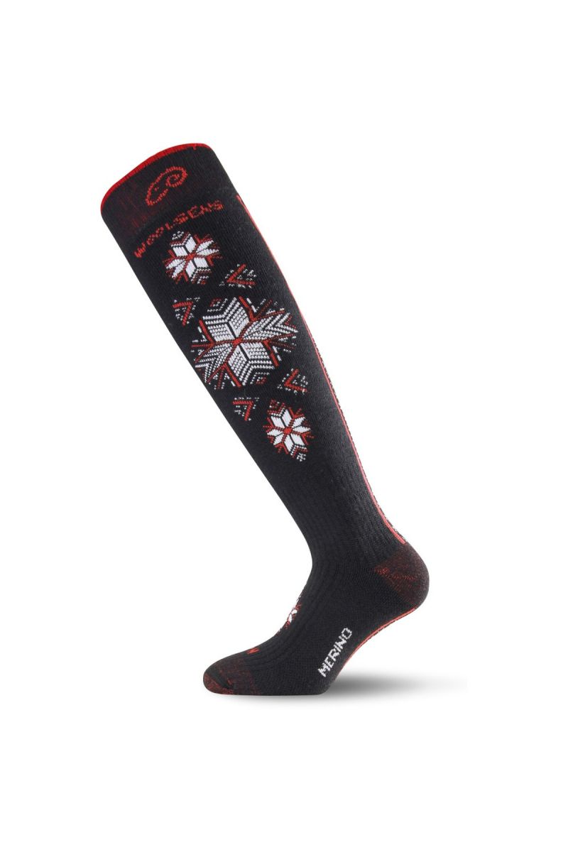 Lasting SWN 903 černá lyžařské ponožky Velikost: (34-37) S ponožky
