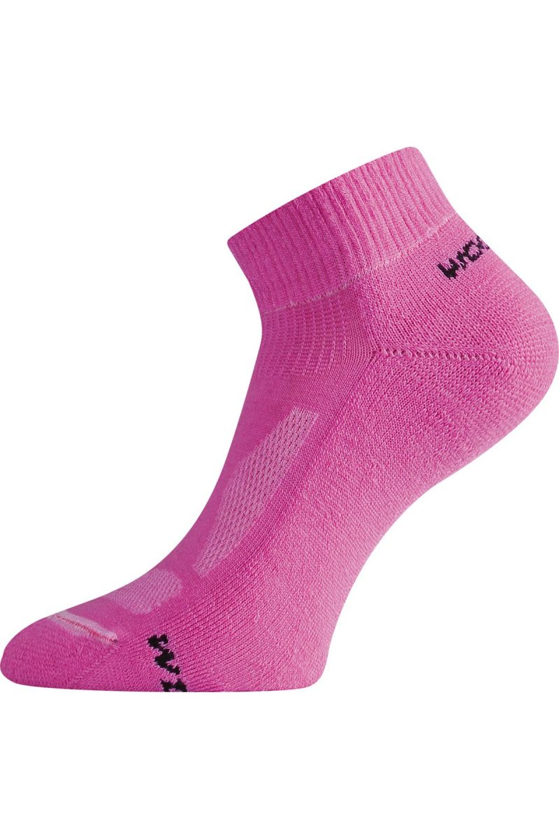 Lasting WDL 409 růžová merino ponožky Velikost: (38-41) M ponožky