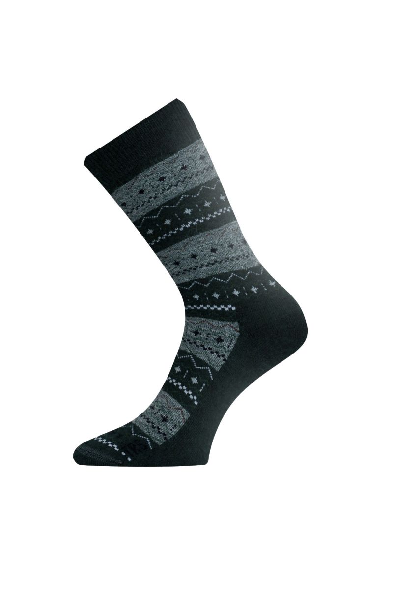 Lasting TWP 686 zelená zimní ponožka Velikost: (38-41) M ponožky