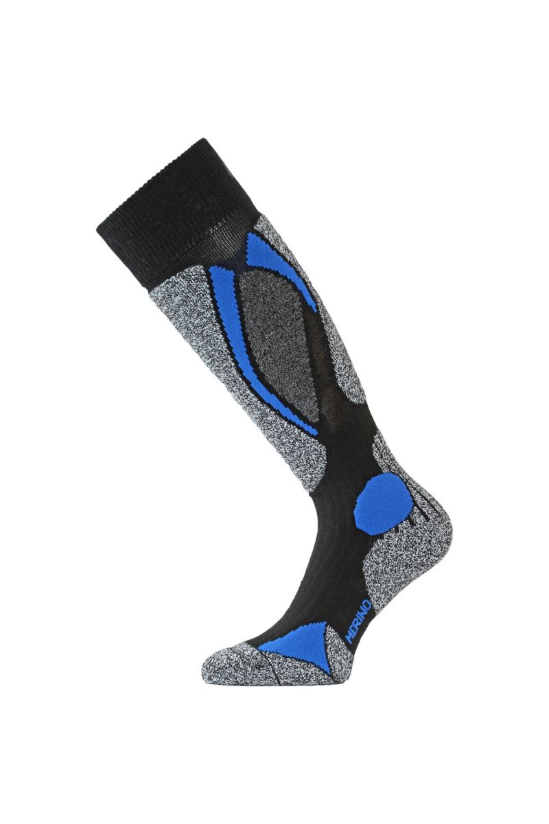 Lasting SWC 905 černá merino ponožky lyžařské Velikost: (42-45) L ponožky