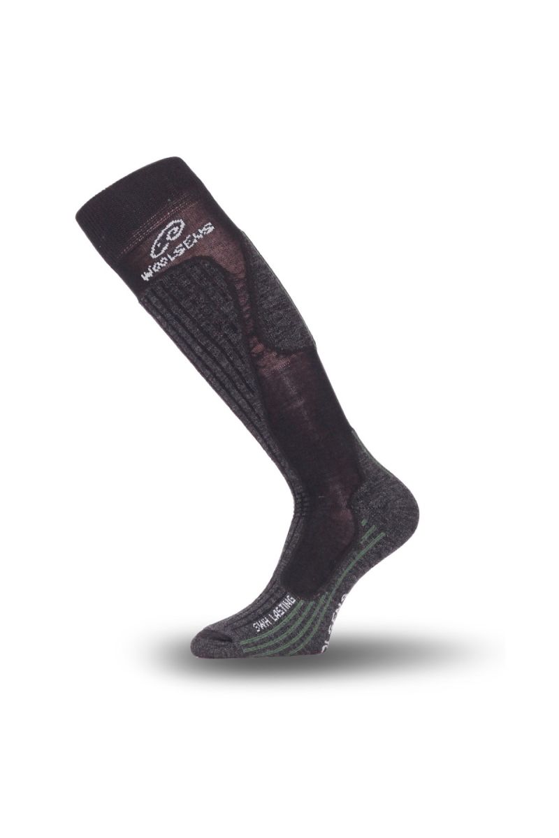 Lasting SWH 906 černá silné podkolenky Velikost: (46-49) XL ponožky