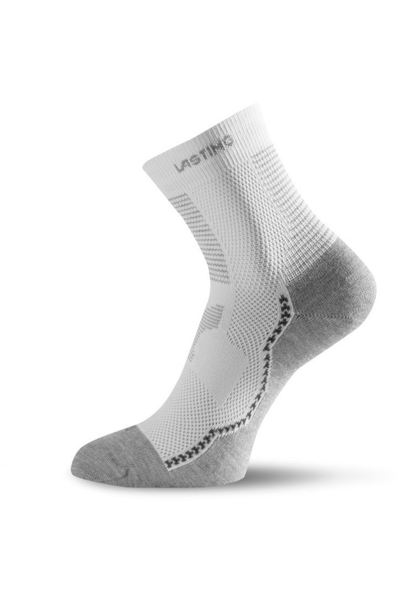 E-shop Lasting TCA 001 bílá Coolmaxová ponožka
