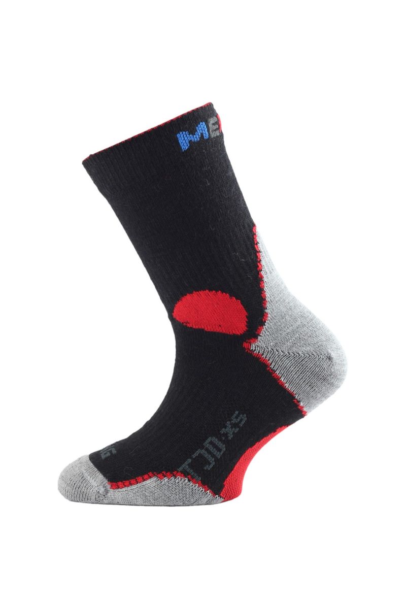 Lasting TJD 903 černá merino ponožka junior slabší Velikost: (34-37) S ponožky