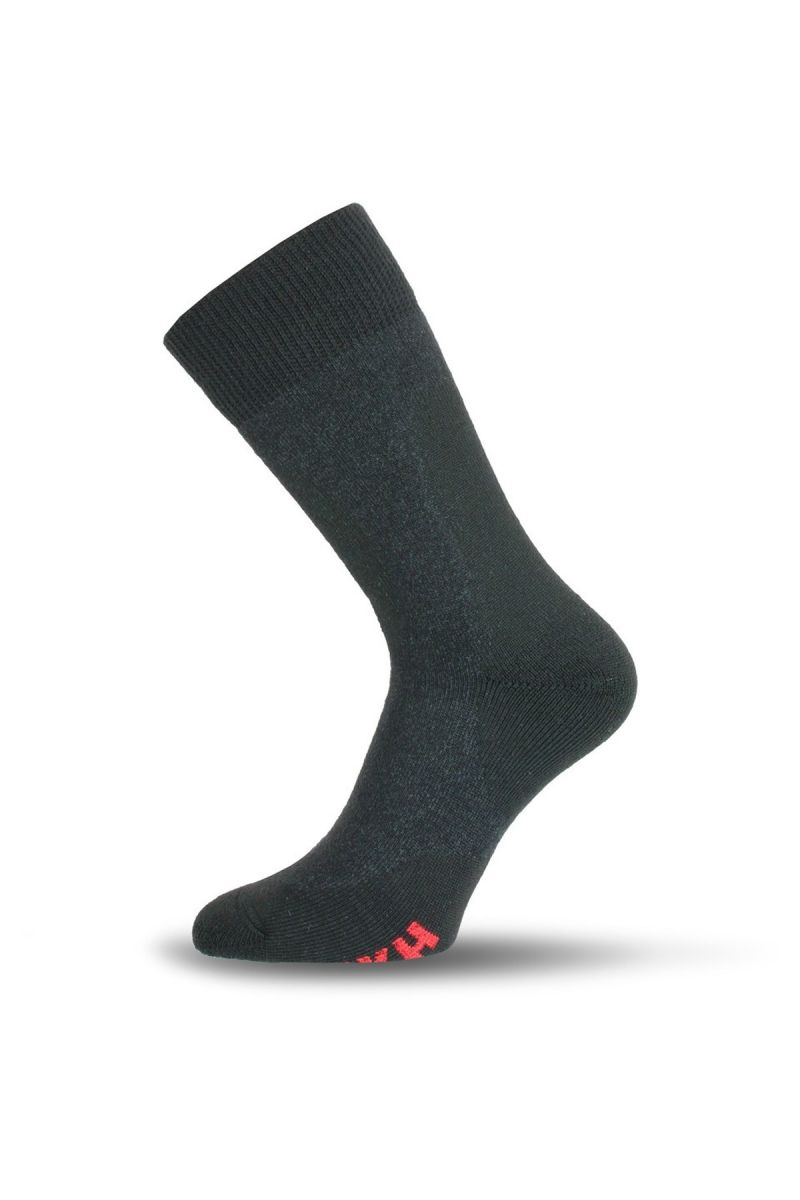 Lasting TKH 816 šedé zimní ponožky z ionty stříbra Velikost: (34-37) S ponožky