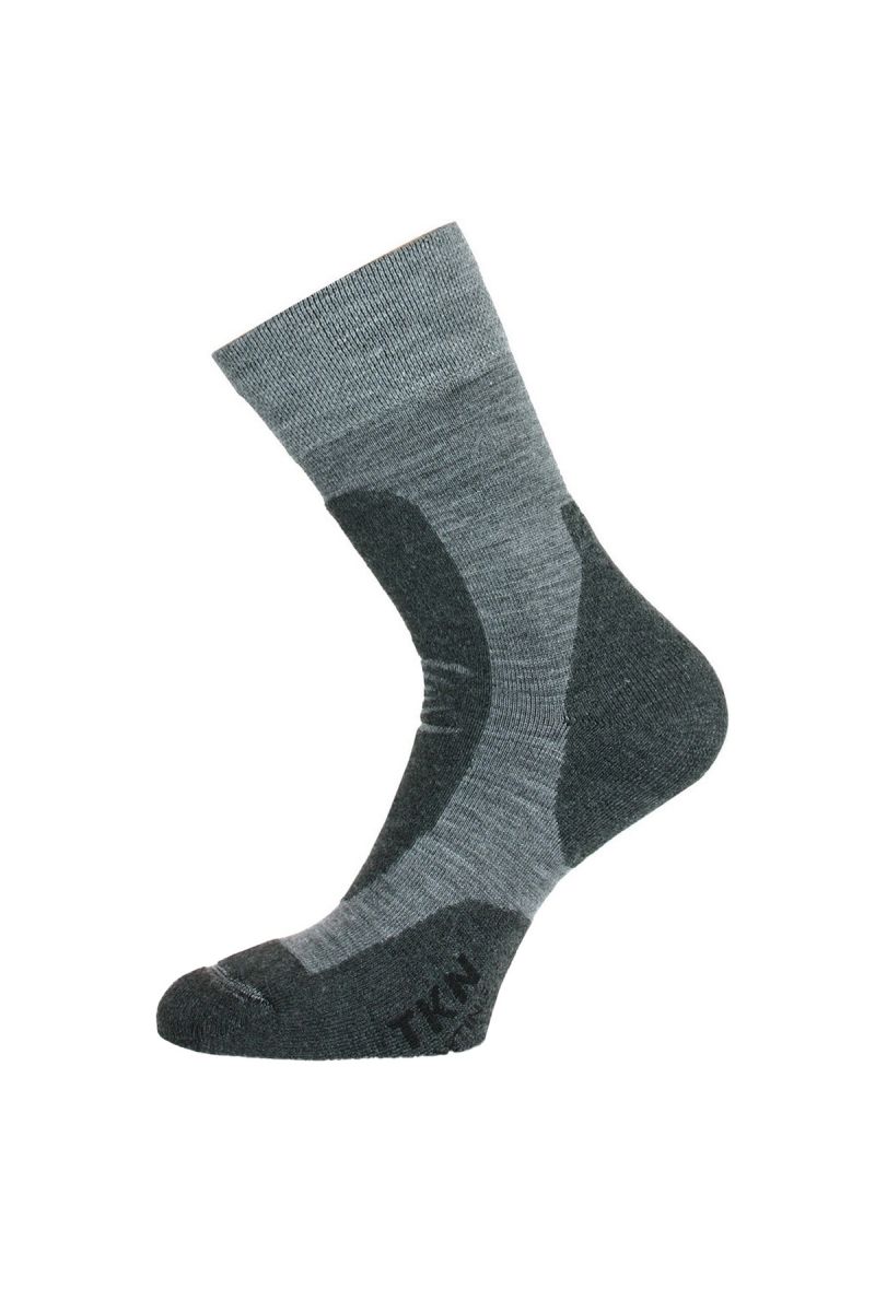E-shop Lasting TKN 800 šedá ponožky celoroční