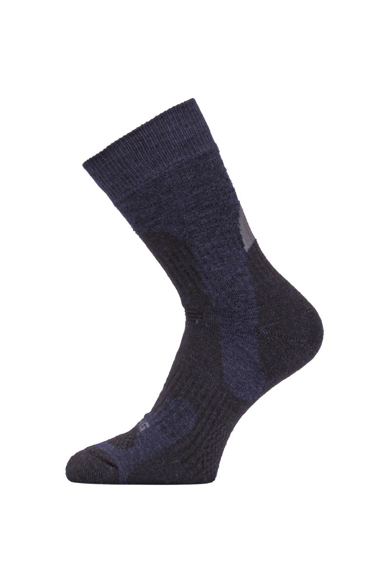 Lasting TRP 598 modrá středně silná trekingová ponožka Velikost: (42-45) L ponožky