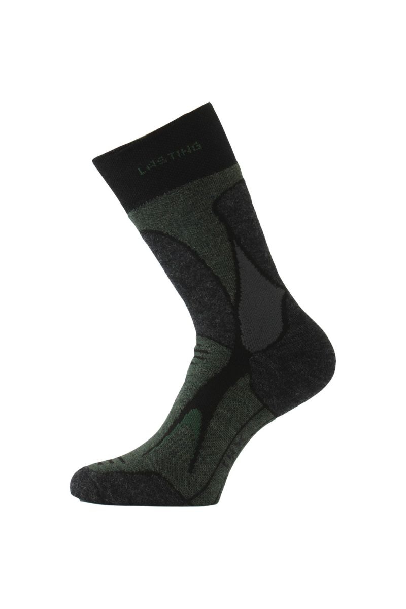 Lasting TRX 908 černá merino ponožky Velikost: (42-45) L ponožky