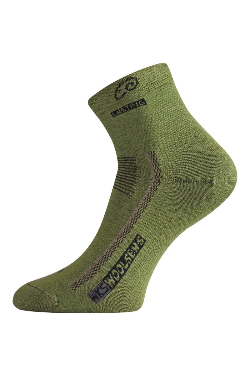 Lasting WKS 689 zelená vlněné ponožky Velikost: (42-45) L ponožky