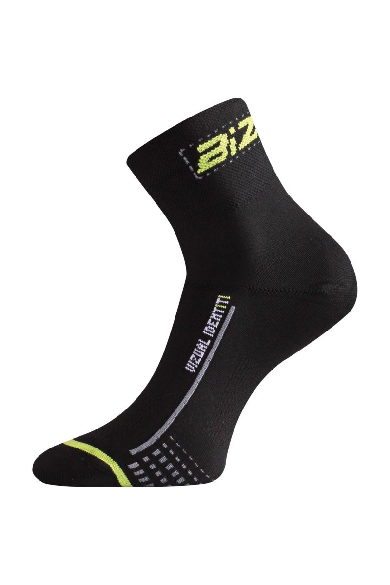Lasting BS30 906 černá cyklo ponožky Velikost: (34-37) S ponožky