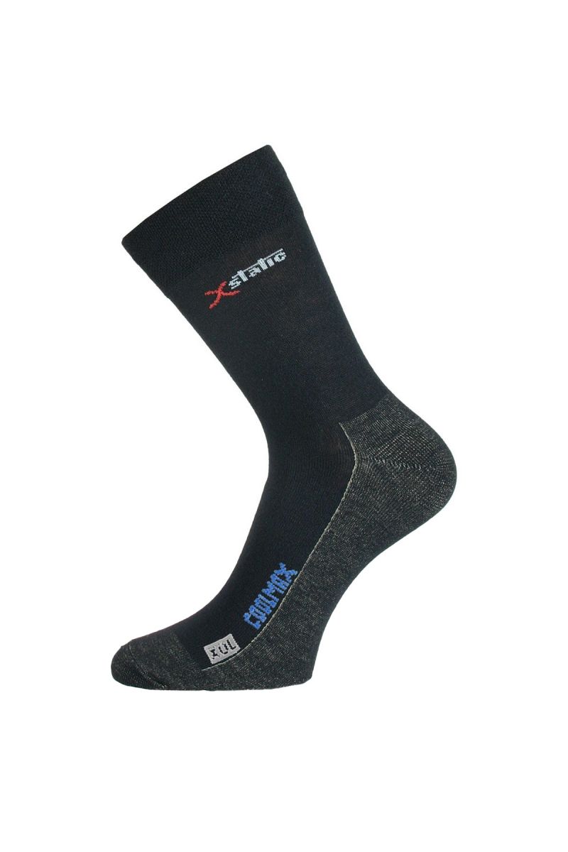 Lasting XOL 900 černá turistická ponožka Velikost: (42-45) L ponožky