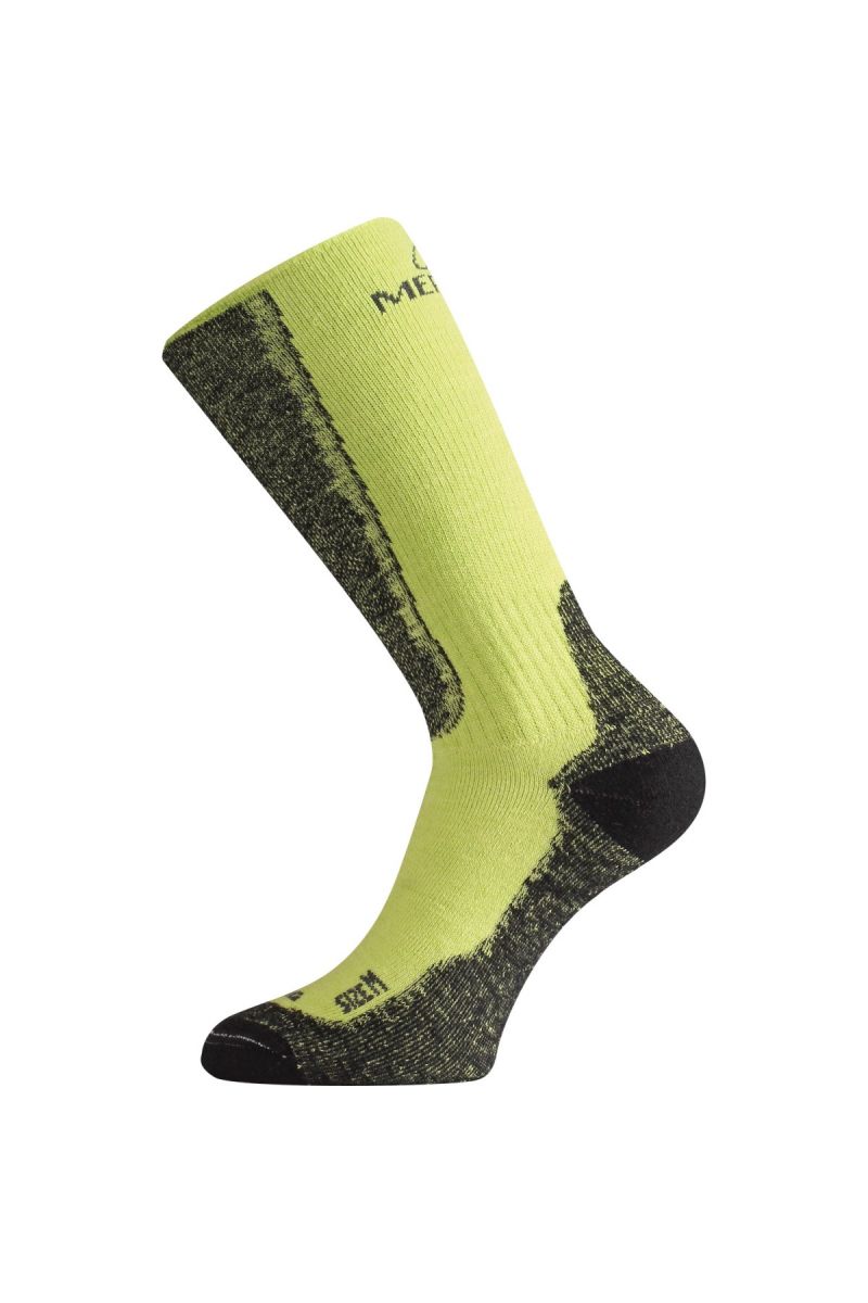 Lasting WSM 689 zelené vlněné ponožky Velikost: (42-45) L ponožky