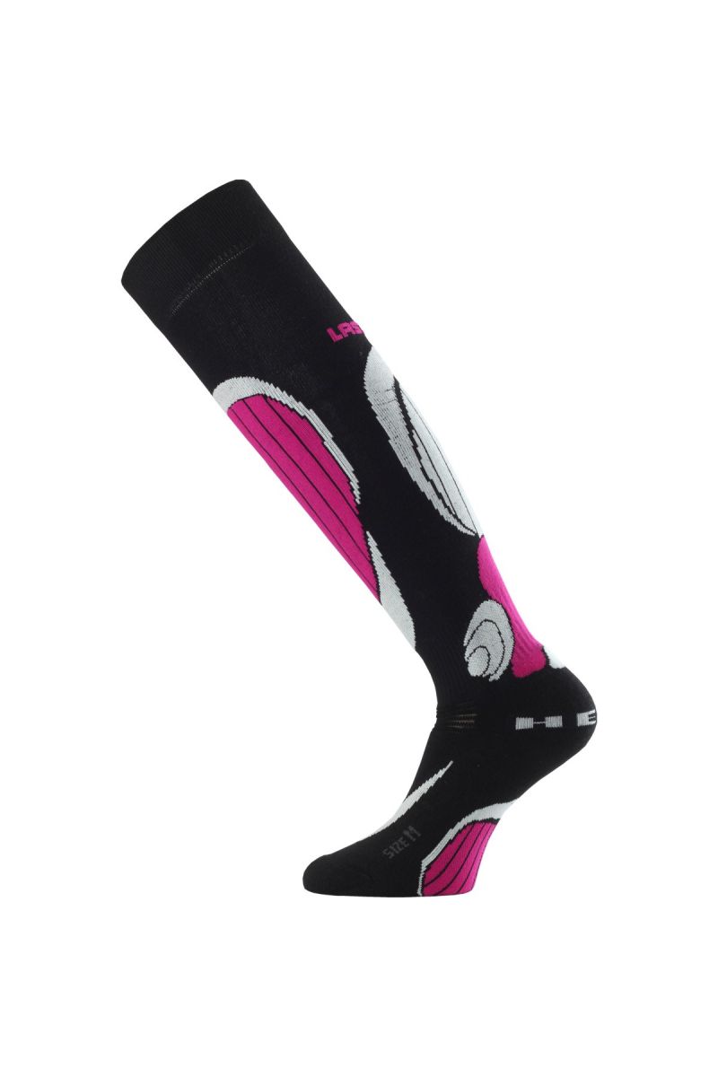 Lasting SBP 904 černá lyžařská ponožka Velikost: (38-41) M ponožky