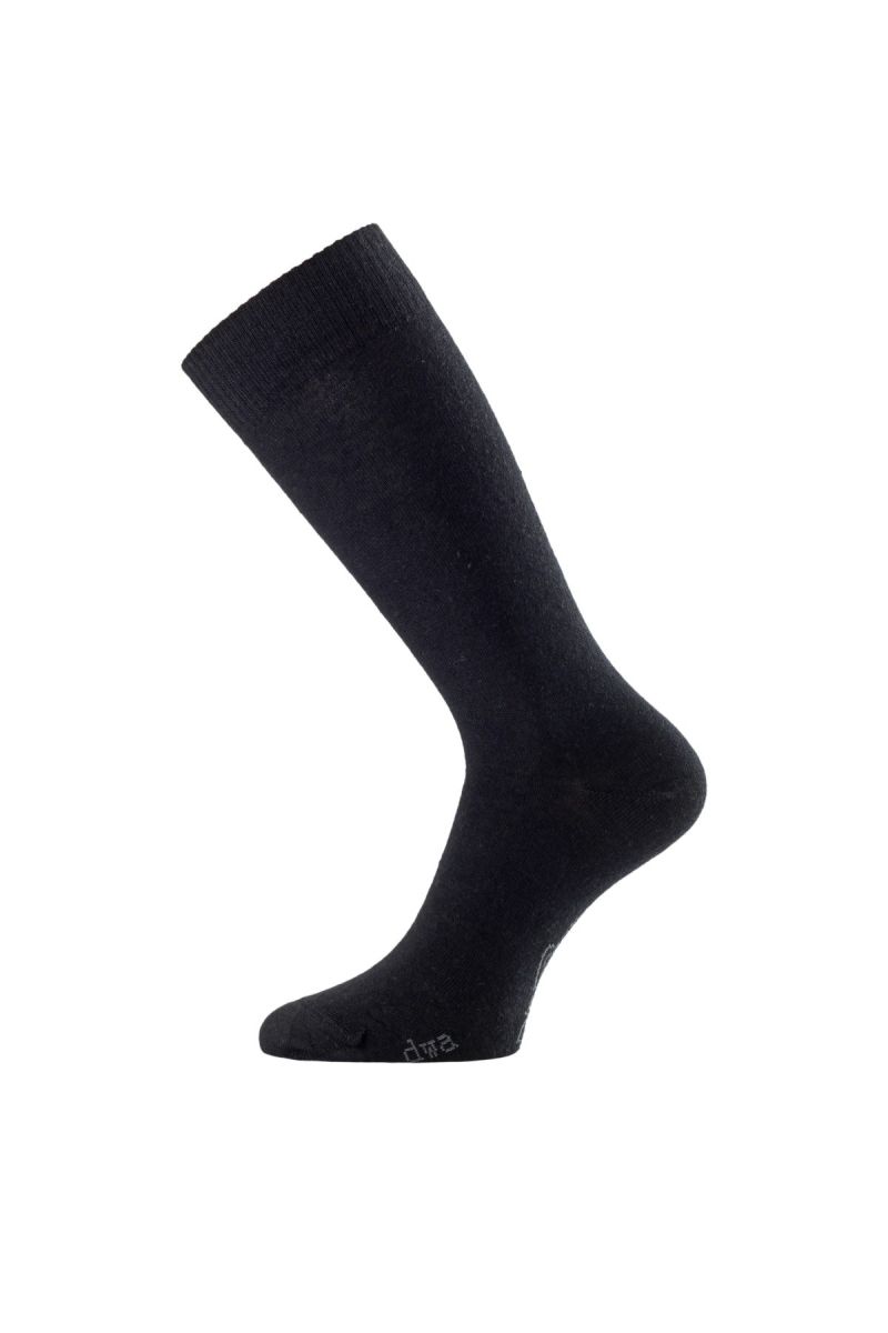 Lasting DWA 900 černé vlněné ponožky Velikost: (42-45) L ponožky