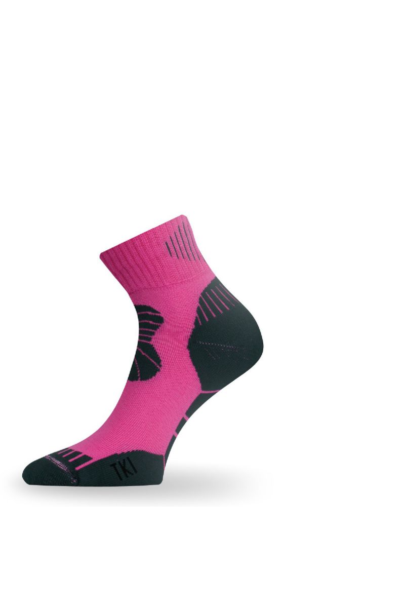 Lasting TKI 318 růžová trekingová ponožka Velikost: (38-41) M ponožky