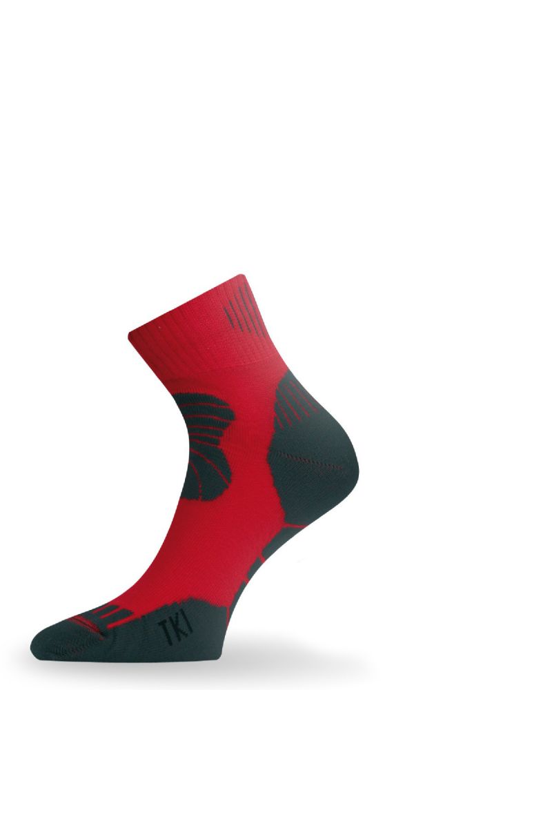 Lasting TKI 308 červená trekingová ponožka Velikost: (34-37) S ponožky