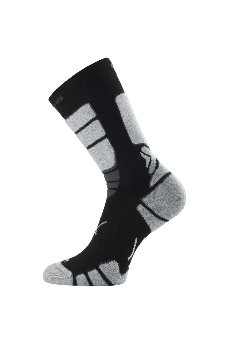 Lasting ILR 908 černá Středně dlouhá inlinová ponožka Velikost: (42-45) L ponožky
