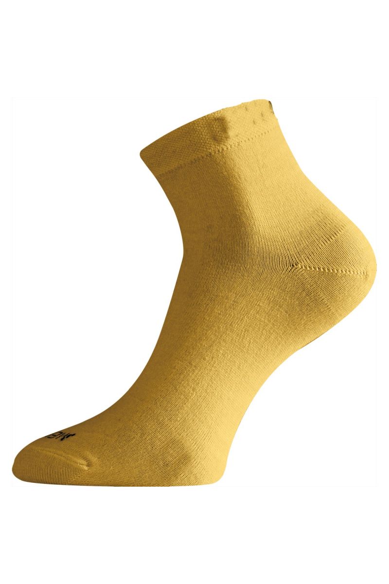 Lasting WAS 640 hořčicové ponožky z merino vlny Velikost: (34-37) S ponožky